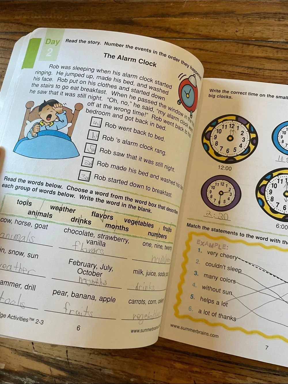 Summer Bridge Activities 2-3 Grade - Reading, Writing, Arithmetic, Language